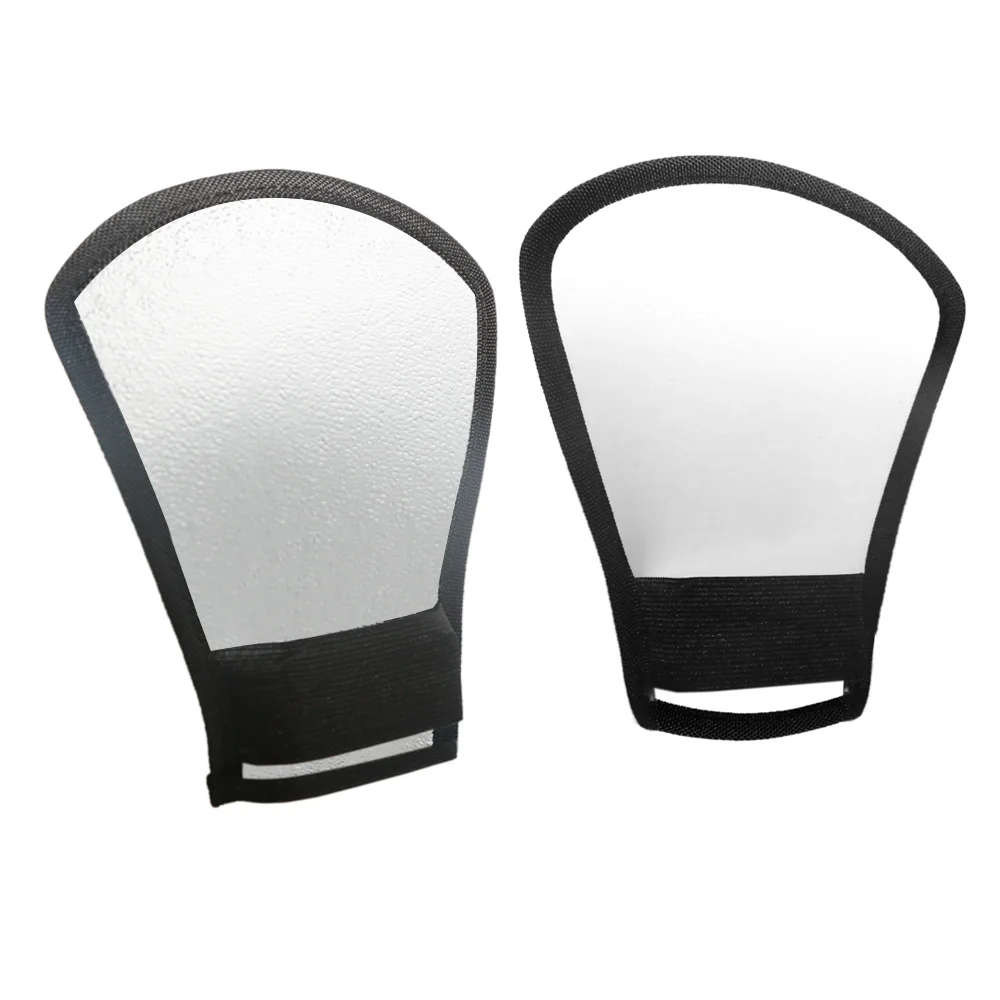 Двухсторонняя софтбокс для вспышки 2 в 1 рассеиватель камеры Серебряный/белый