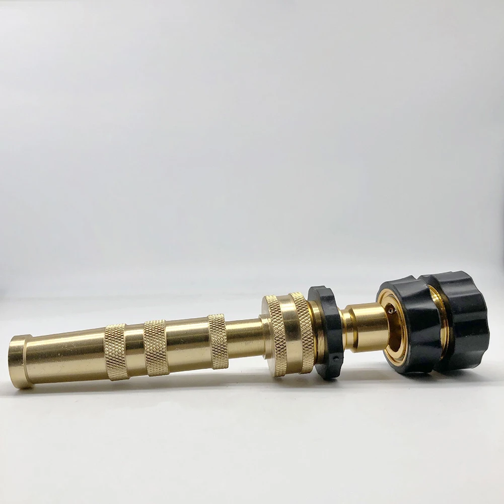

Brass Heavy Duty Adjustable Brass Hose Nozzle Garden Watering Hose Spray Nozzle Irrigation Spray Nozzles Water Fog