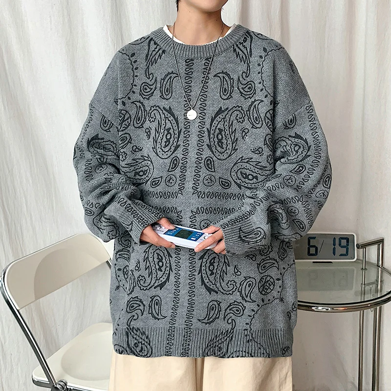 Высококачественная пряжа из пряжи новинка осень-зима 2021 пуловер с круглым