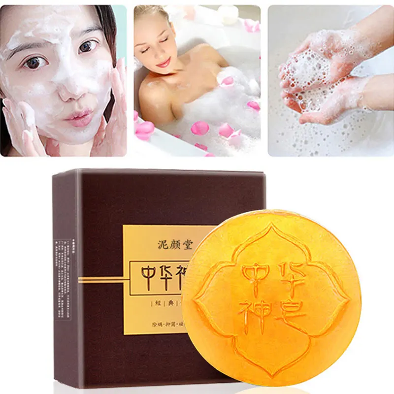 

Handmade Horse Oil/ Cheese Soap Anti-mites Anti-acnes Condensed Soap Facial Cleaning Soap
