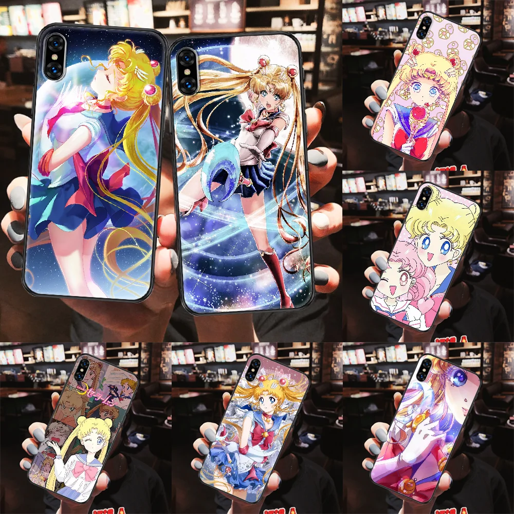 Милый чехол для телефона с изображением моряков и девушек из аниме Луна корпус