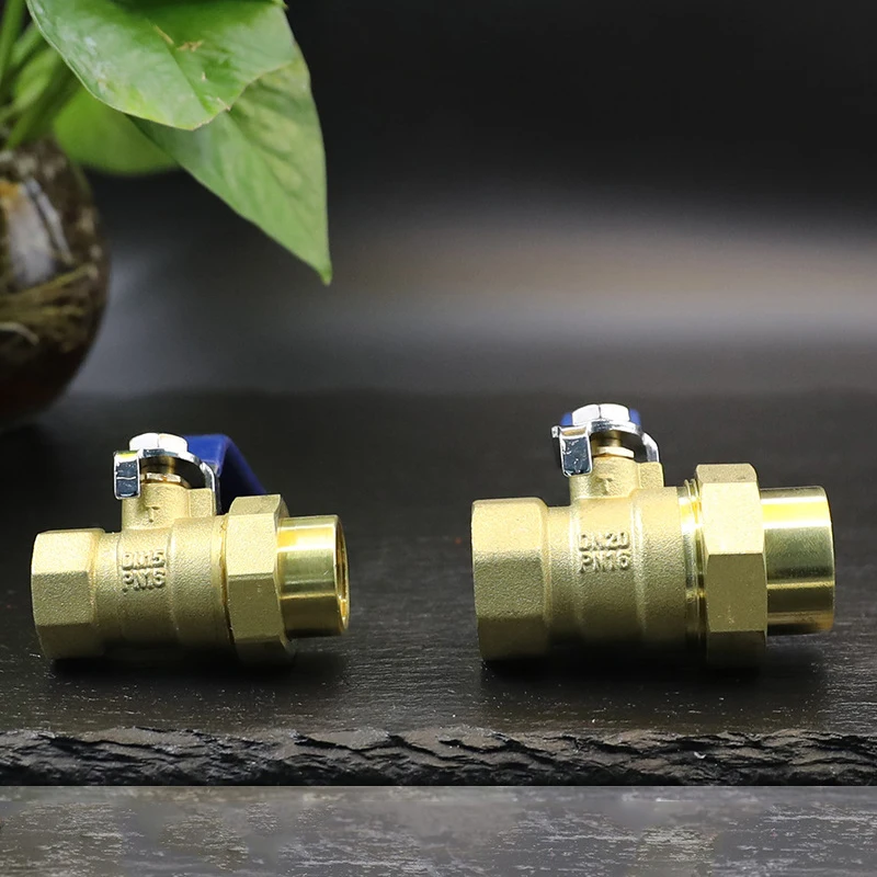 Шаровой клапан 1/2 'ɳ/4'' Резьба BSP латунный шаровой соединитель соединение