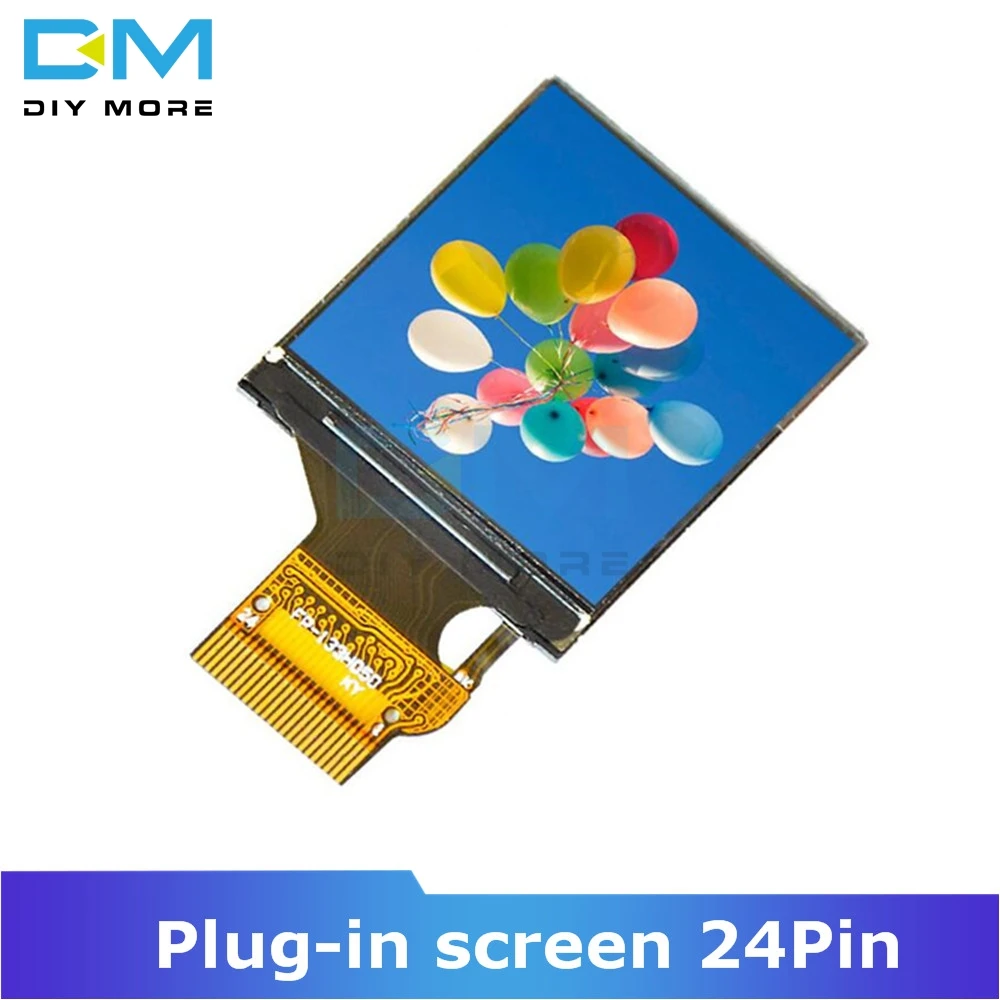 1.3 inch 7 pin IPS HD TFT ST7789 Drive IC 240*240 SPI Communication 3.3V Voltage 4Wire SPI Interface Full Color LCD OLED Display