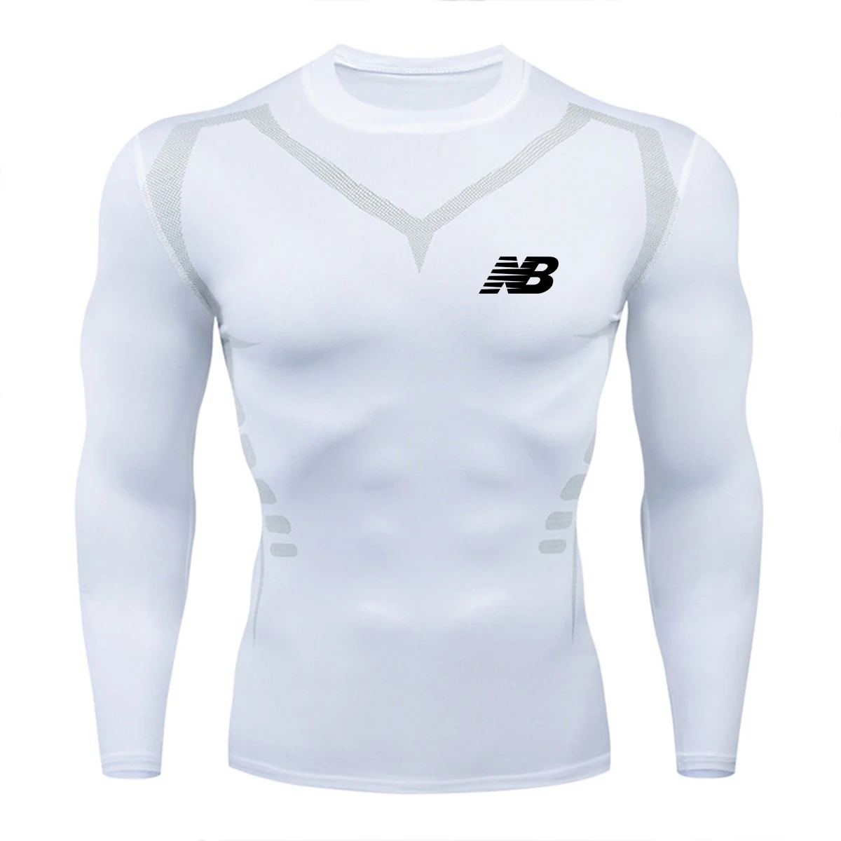 

2021 Brand NB Long Sleeve T-shirt Sports Men's Running T-shirt Fitness Sportswear Sports Men's Compression Sportswear