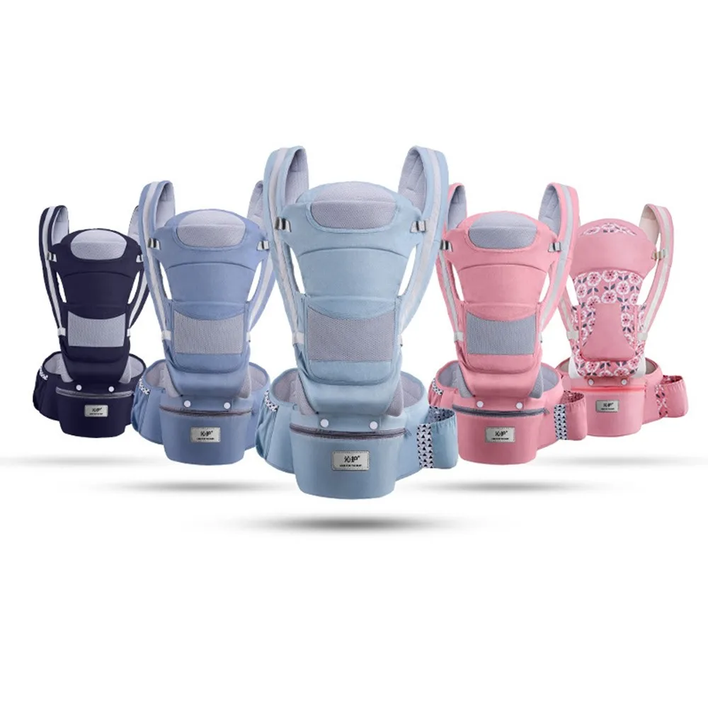 

0-48M Ergonomic Baby Carrier 15 Using Way Infant Baby Hipseat Carrier Front Facing Ergonomic Kangaroo Baby Wrap Sling Travel