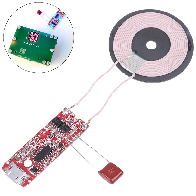 

10W Qi Wireless Charger Module Transmitter PCBA Circuit Board Coil