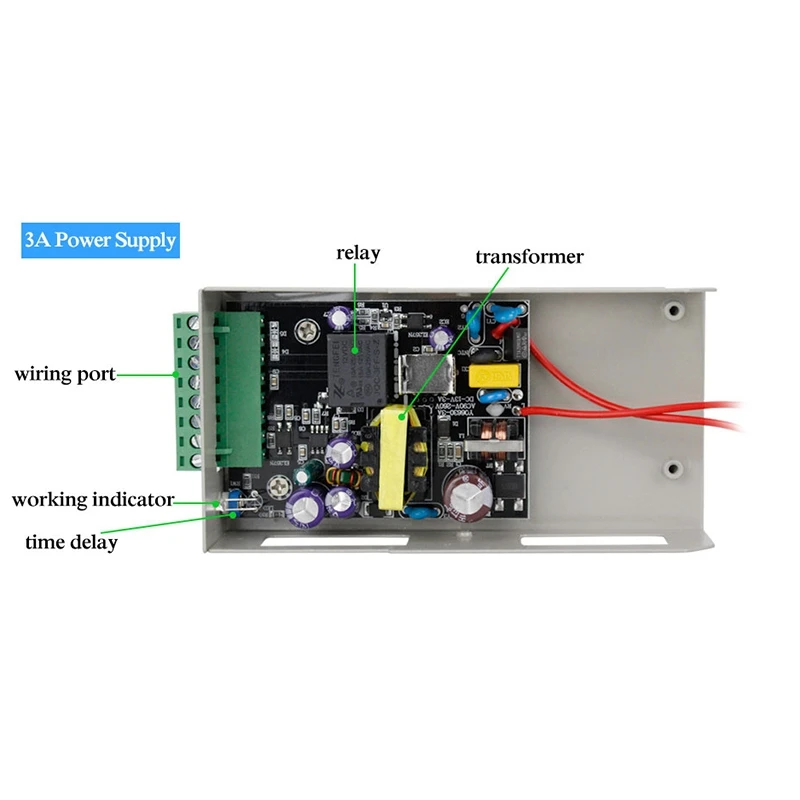 RFID Клавиатура система контроля допуска к двери комплект Электрический магнитный