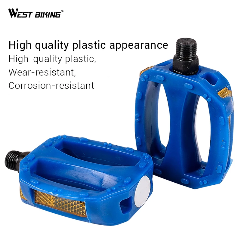 WEST BIKING легкая детская велосипедная педаль 12 мм пластиковые Нескользящие Детские