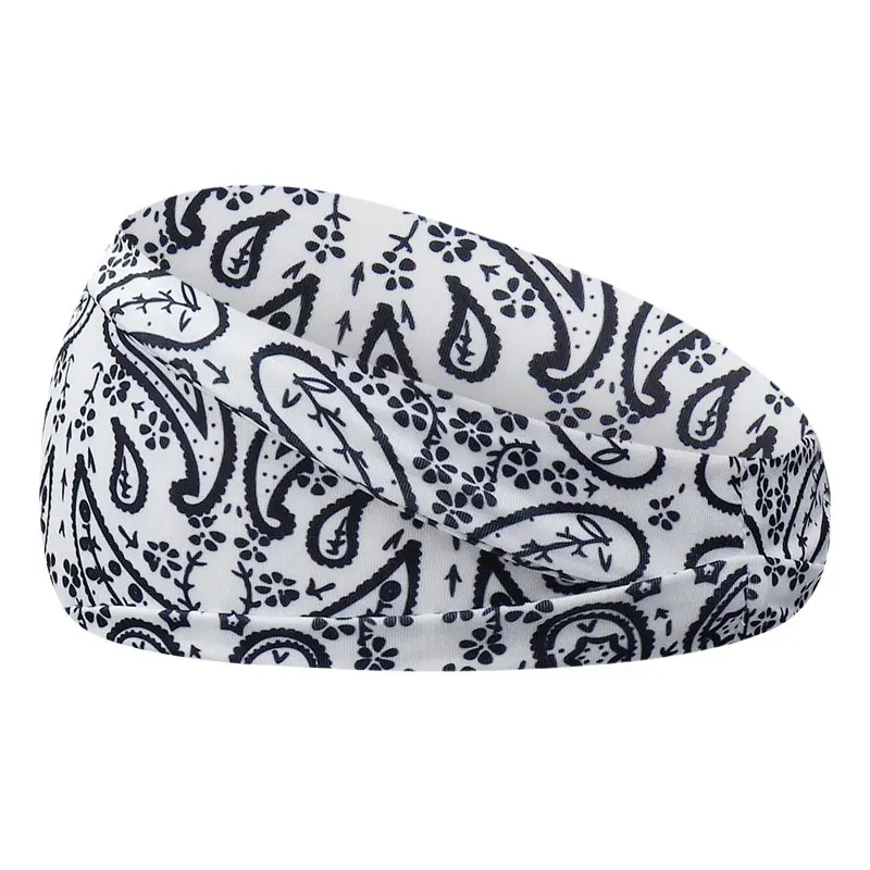 Повязка на голову в стиле бохо женская широкая Спортивная эластичная спортивная