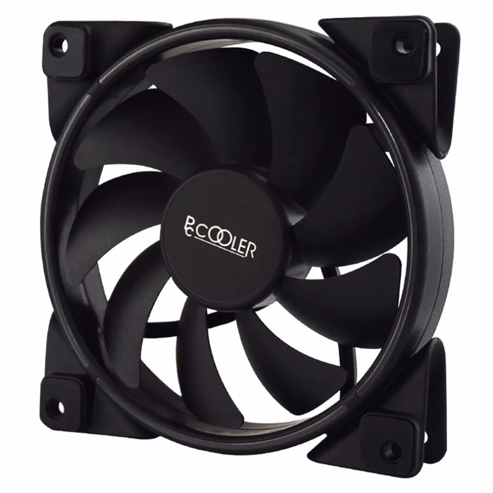 PCCOOLER 12cm RGB LED Light PC Cooling Fan Smart 4 Pin PWM Quiet Case Chassis with AURA Regulation for Computer | Компьютеры и офис