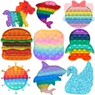 Радужная пузырьковая игрушка-антистресс для детей