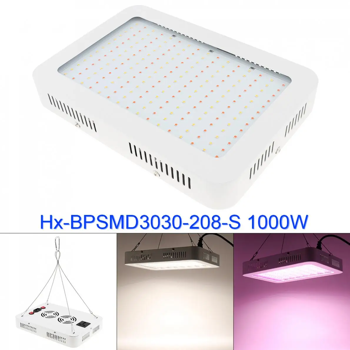 1000 Вт SMD3030 светодиодный светильник для выращивания растений полный спектр