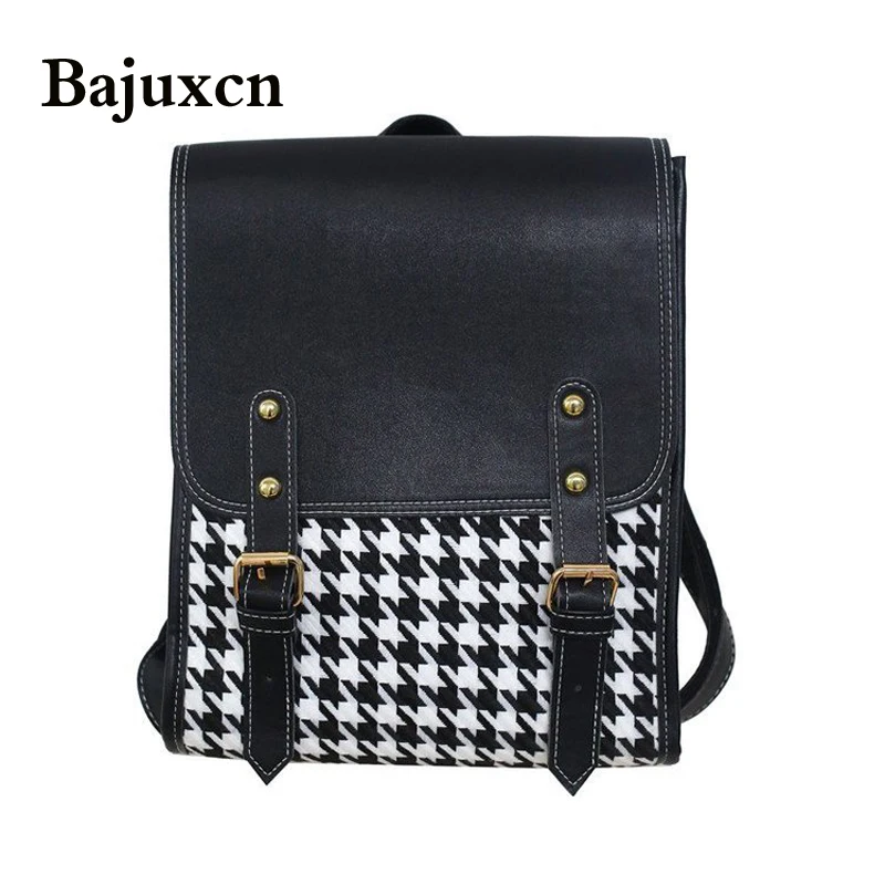 

Рюкзак женский кожаный, на молнии, в классическом британском стиле