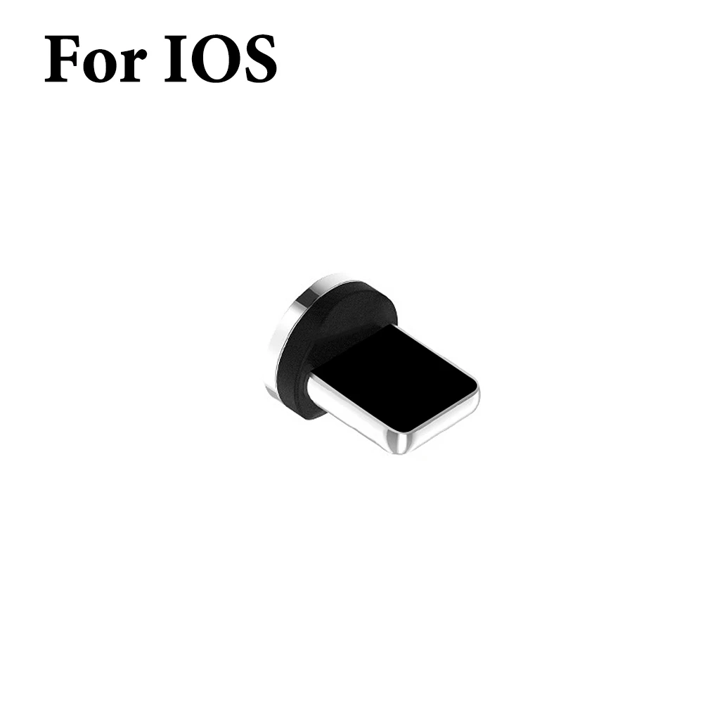 For IOS Plug Магнитный кабель Micro usb type-C для samsung Galaxy, Xiaomi, для Android, быстрая зарядка, провод для передачи данных, 1 м, USBC, Тип C, магнитное зарядное устройство - Цвет: For IOS Plug