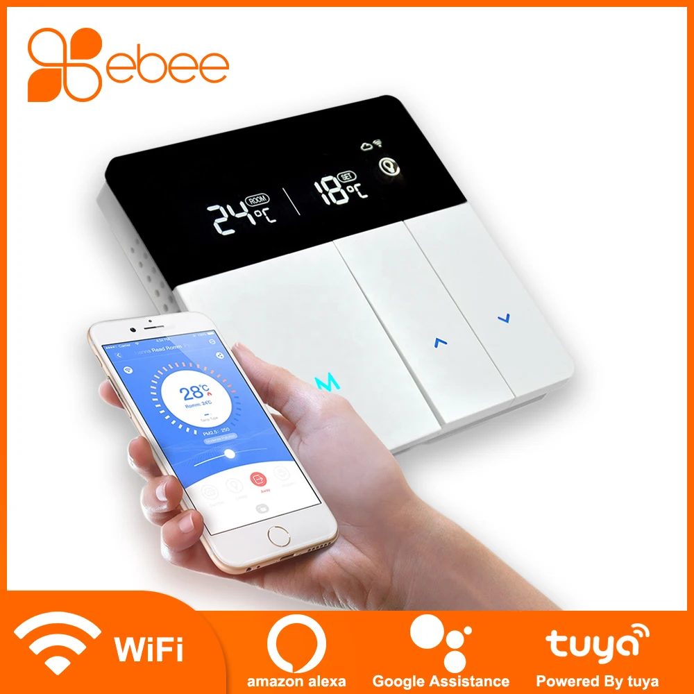 Умный Wi-Fi термостат EBEE контроллер температуры для инфракрасного нагрева |