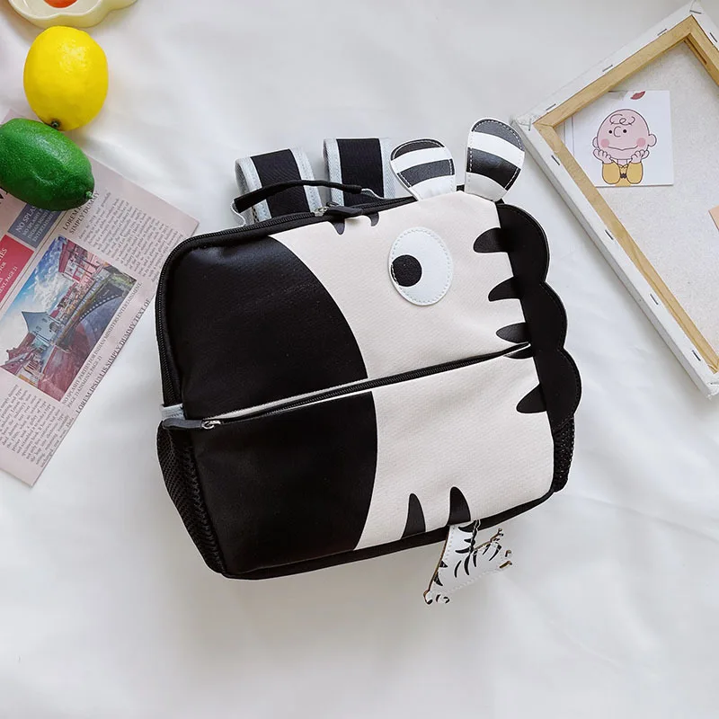 Cartoon Animal Child girl backpack Cute Zebra Deer backpacks for children Small school bags for boys 2021 Kindergarten backpack