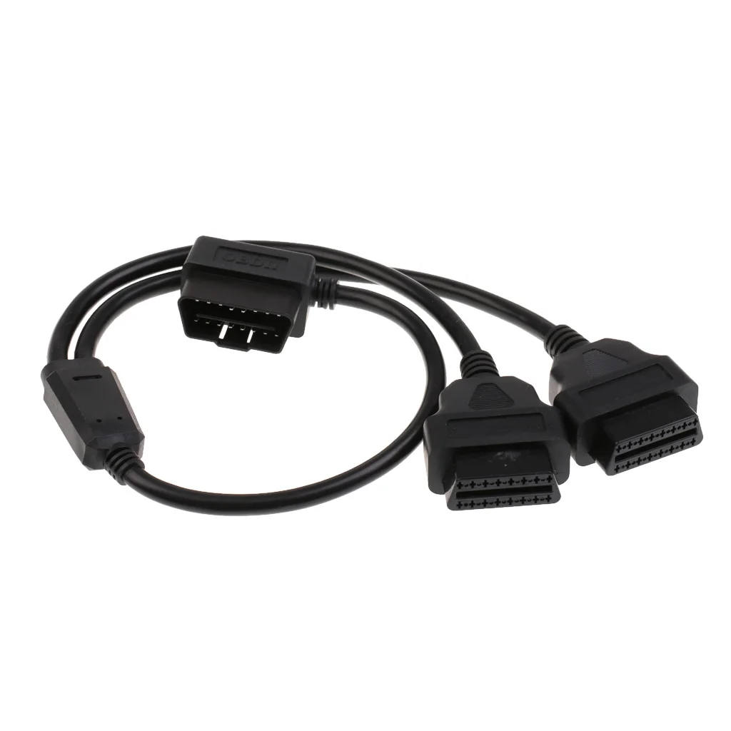 

OBD 2 Splitter Extension Connector Cable Male To Female Cord