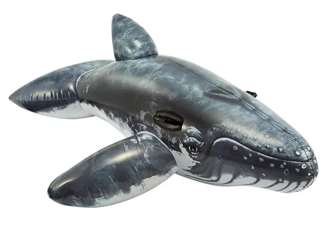 

Inflatable Animal Swim Inflatables Giant Whale Inflatable Ride-on Outdoor Children Toy Float Portable Swan Pool Ring Summer