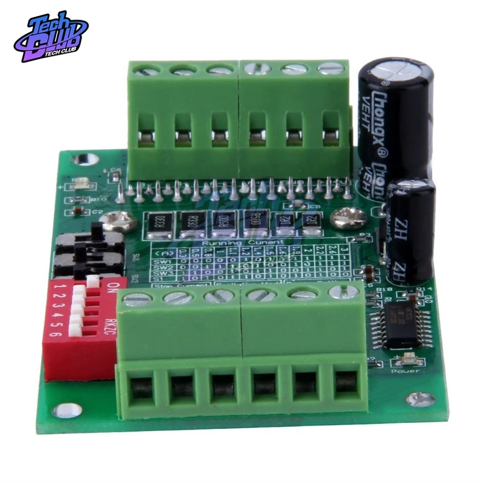 TB6560 Одноместный 1 Ось Драйвер шагового двигателя Управление Плата DC 3A 10V 35V 24V CNC