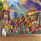 Тайский стиль ручная роспись абстрактный цирк игровая площадка промышленный Декор Фон настенная бумага 3D бизнес пропагандистская настенная бумага