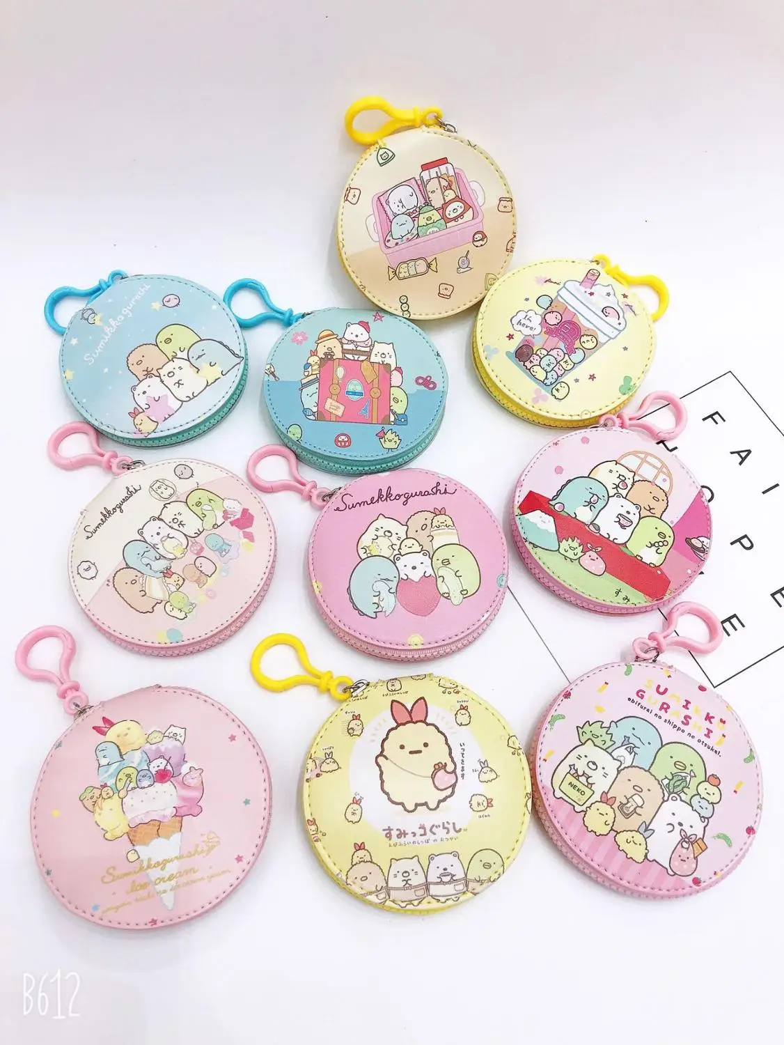 2019 Новые креативные сумки мягкие Сумико гураши Sumikko плюшевые кошельки с брелоком