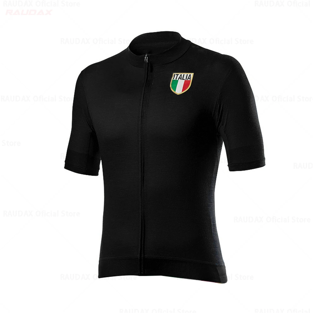 В итальянском стиле сборной команды Джерси с коротким рукавом 2021 Велоспорт Набор