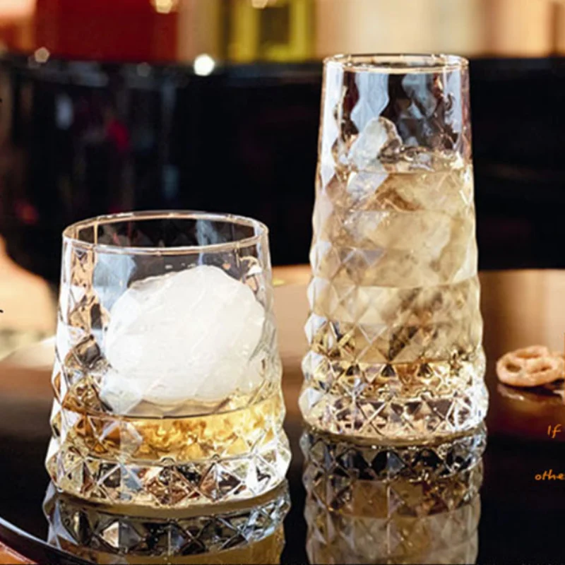 320 мл/стакан для виски хрустальный стакан старомодная чашка пивные Цветочные