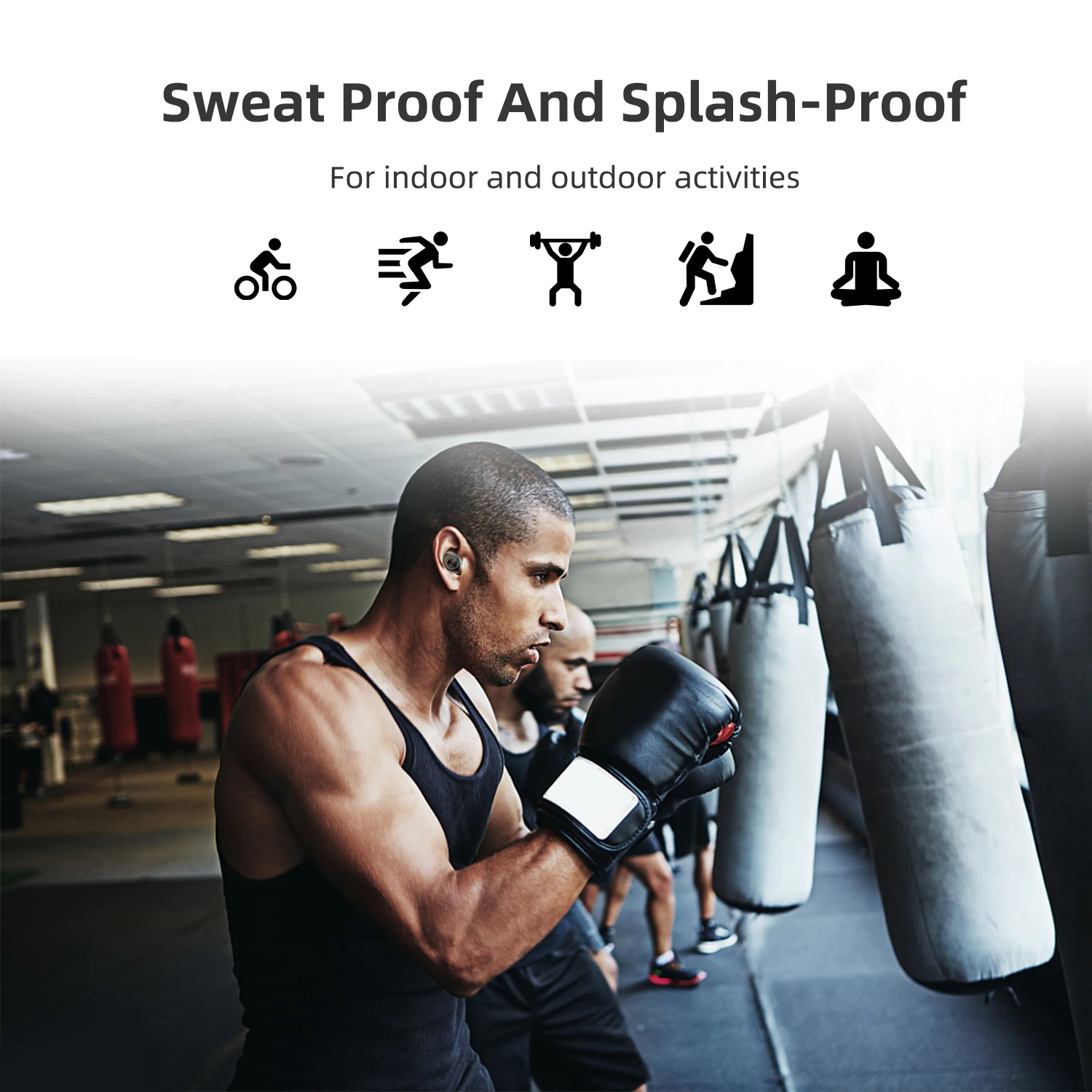 

TWS Bluetooth 5.1 Earphones Charging Box Wireless Headphone 9D Stereo Sports Waterproof Earbuds Headsets With Microphone