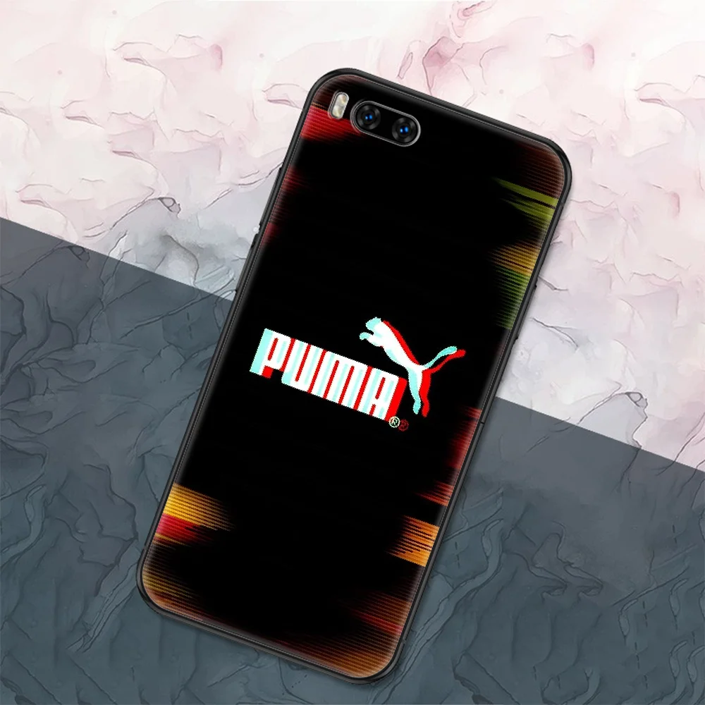 

PUMA fashion brand Phone case For Xiaomi Mi Max Note 3 A2 A3 8 9 9T 10 Lite Pro Ultra black trend cover art funda painting prime