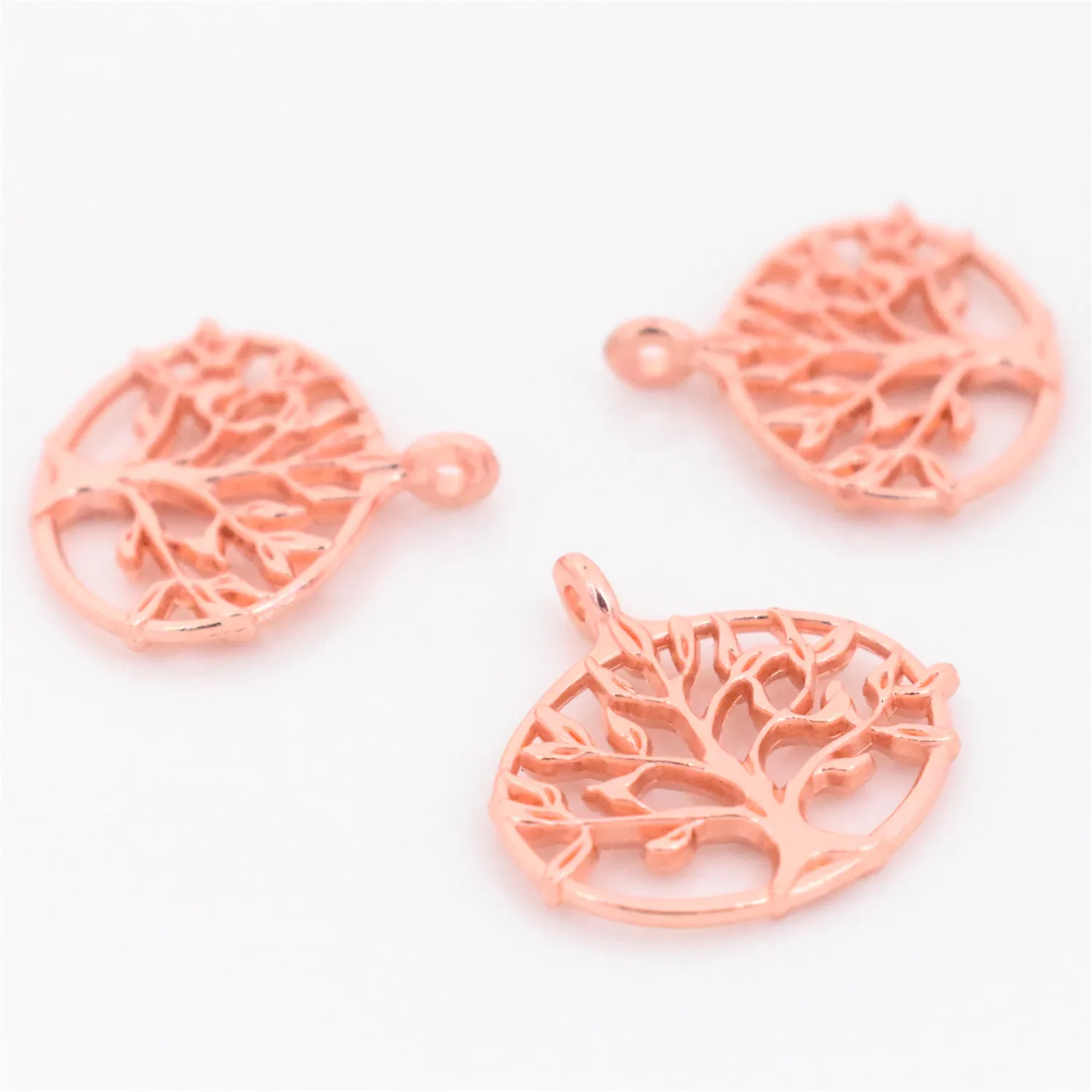 NEW 10pcs/Lot 27x26mm Four Colors Plated Tree Charms Pendant DIY Handmade Jewelry Accessories | Украшения и аксессуары