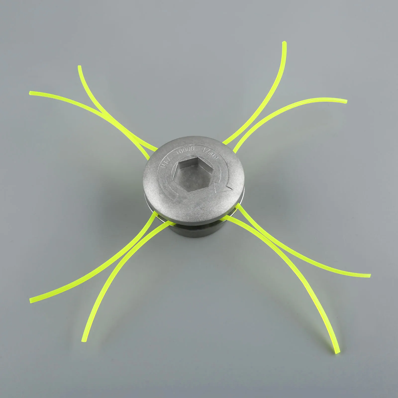 

1SET Universal Alloy Line Grass Trimmer Head With 4 Lines Brush Cutter Spare Parts Grass Cutting Line Head