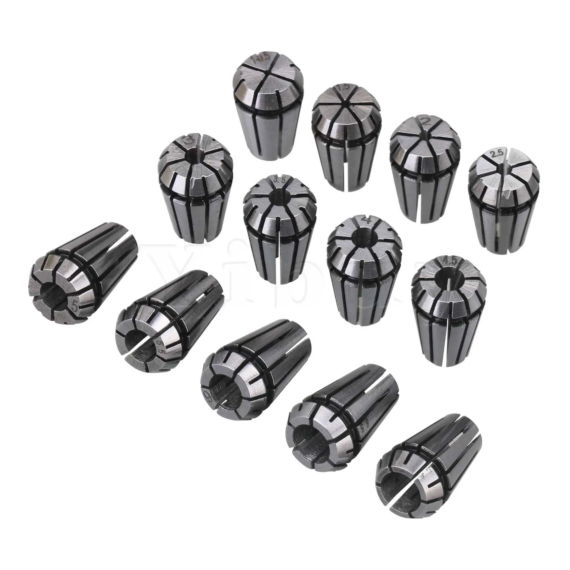 

13pcs Metric ER11 Spring Steel Collets Set for CNC Milling Lathe Tool