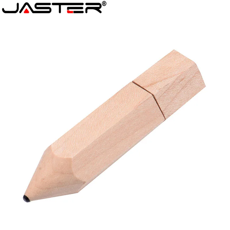 Креативный подарок JASTER USB 2 0 деревянный карандаш с логотипом флеш накопитель 4 ГБ 8