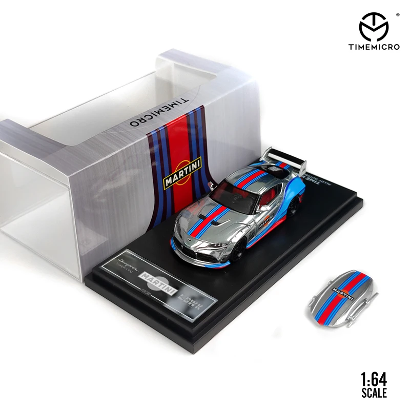 TM TimeMicro 1:64 LBWK Toyota Supra Martini литая модель автомобиля | Игрушки и хобби