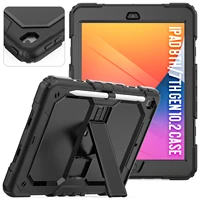 cases for ipad case 7th generation 2019 10 2 inch cover with foldable kickstand full body dual layer hybrid protective