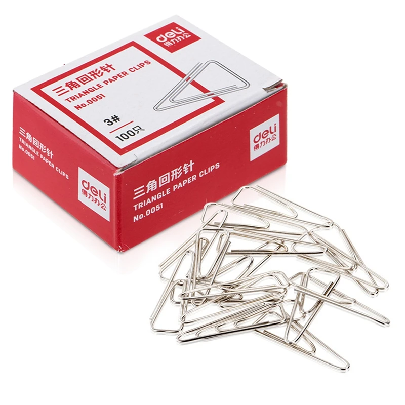 

100PCS/BOX Mini Office Staples Polished Steel Staples Simple Easy Paper Clips School Stationery Supplies Organizer Accessories