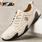 Туфли Coslony мужские повседневные, натуральная кожа, замша, лоферы, Роскошные, ручная работа, дышащие, для вождения