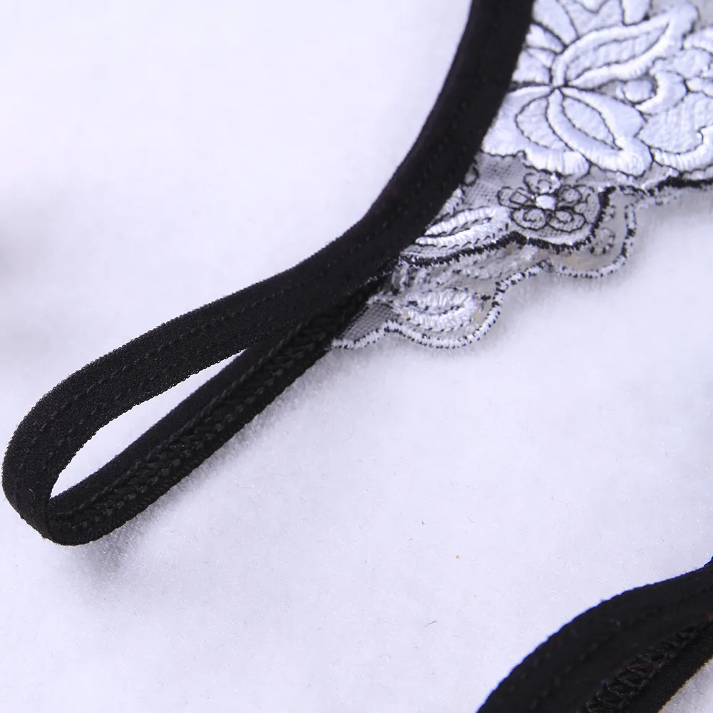 

Bandage Women G String Sexy Underwear Lace Briefs Panties Super Thin Hollow Out Froal Thongs Porno Underpant For Woman Lingerie