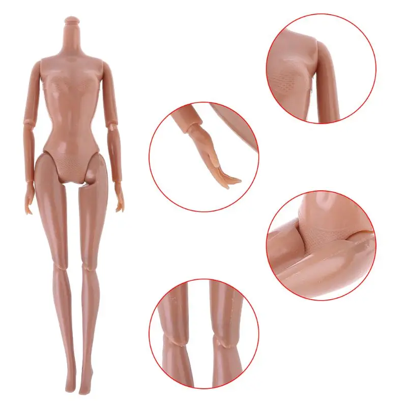 12 шарнирных самодельных подвижных кукольных кукол с шоколадным телом кукольный