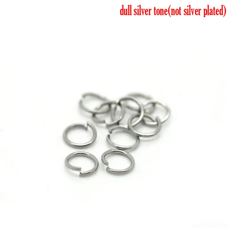 150 шт. открытые соединительные кольца из нержавеющей стали круглая фурнитура для
