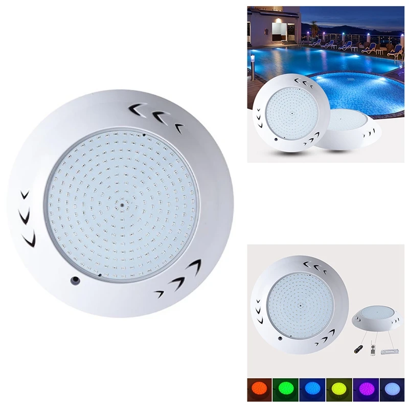 

Underwater Light Resin Filled Pool Lamp 12V AC Flat Surface Mounted Focos Lighting