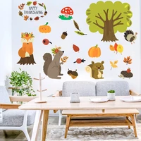 cartoon animals decorative wall stickers living room bedroom childrens room decorative wall stickers