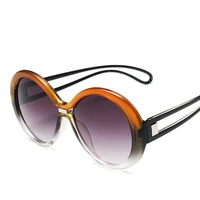 round sunglasses women men oversize eyewear gradient big frame sun glasses fashion brand designer uv400 female shades oculos