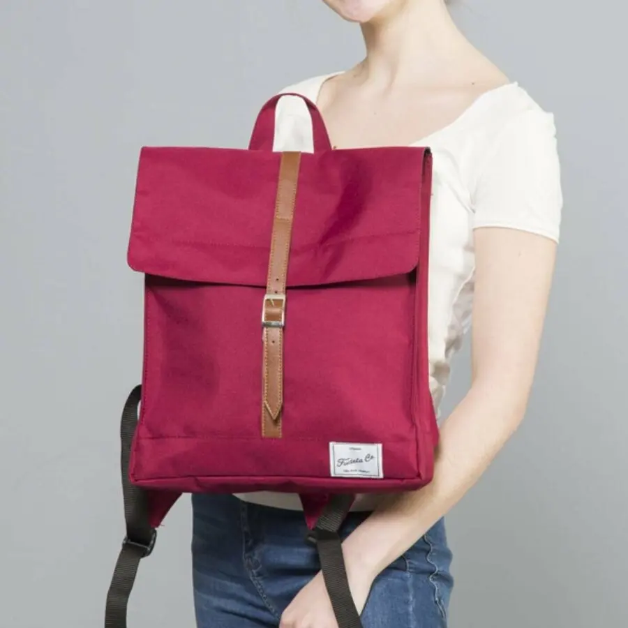 

Unisex Backpack FUDELA Burgundy mbs backpack Red 2021 Fashion