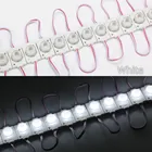 Модуль светодиодной ленты, 12 В, 10 шт., светодиодный светильник COB, рекламный дизайн, подсветка, световой баннер для магазина, водонепроницаемый, IP65, белый, красный, зеленый, синий