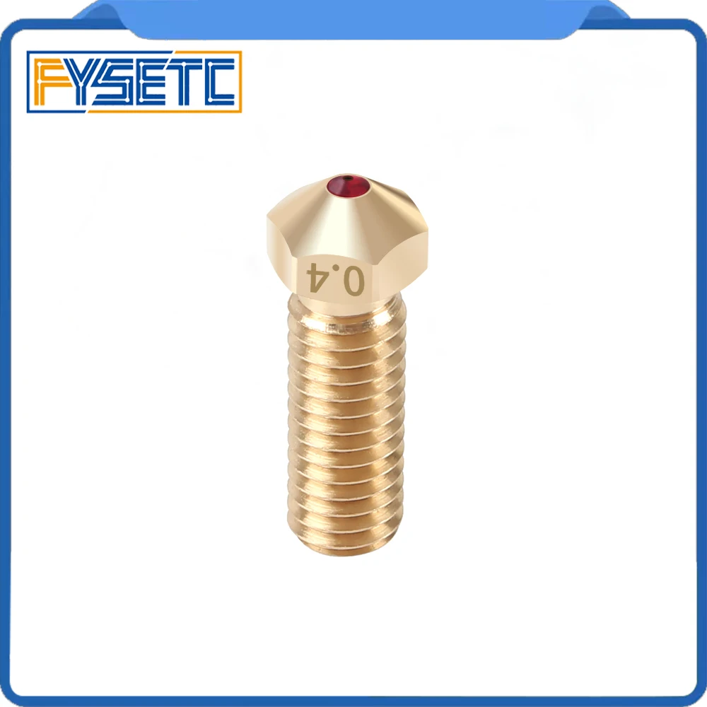 Высокотемпературные насадки V6 Volcano красный распылитель 0 4 мм совместимые с PETG ABS