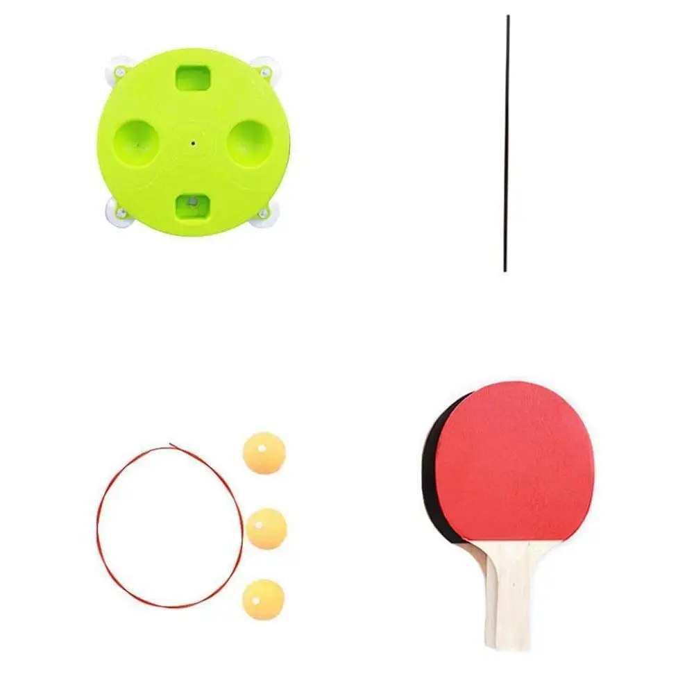 

(One shot, two shots, three balls) Indoor or outdoor device table flexible shaft training elastic tennis leisure decompress O4D8