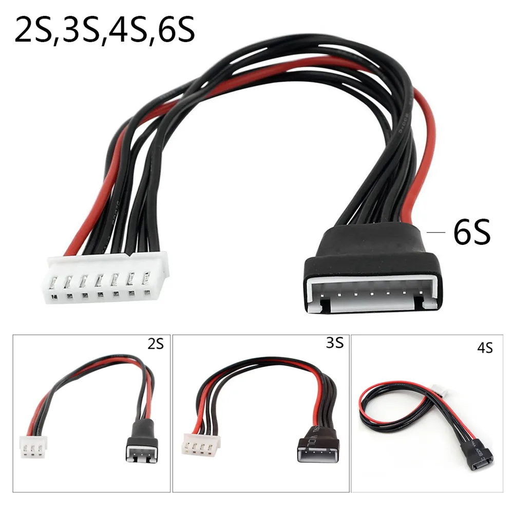

RC 2S 3S 4S 6S Lipo Battery Charger Convert Cable Adapter Plug Balance Charger Cable Extension For RC Helicopter Model