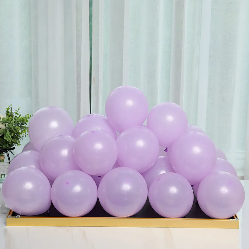 10 шт. красивый розовый надувной шар из алюминиевой фольги детский воздушный для