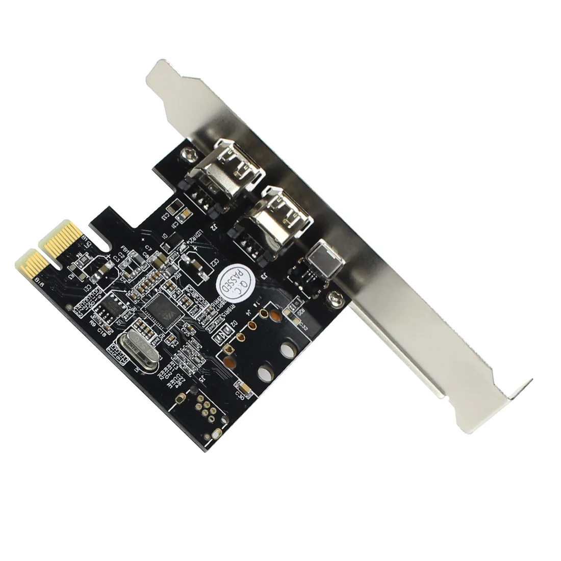 Компьютерная PCIe Combo 3 порта 1394A 1x 4Pin 2x 6Pin Плата расширения PCI E к IEEE 1394 контроллер